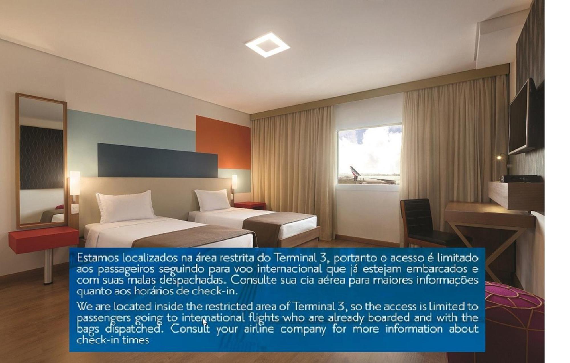 Tryp By Wyndham Sao Paulo Airport: Airside Transit Hotel at Terminal 3 Guarulhos Exterior photo